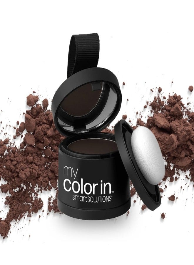 SMART SOLUTIONS Instant Hair Color Touch Up Powder, 0.41 oz | Covers Roots & Grays Instantly | Smooth Blendable Formula | Long-Lasting Color for On-the-Go Touch Ups (Medium Brown) - Image 5